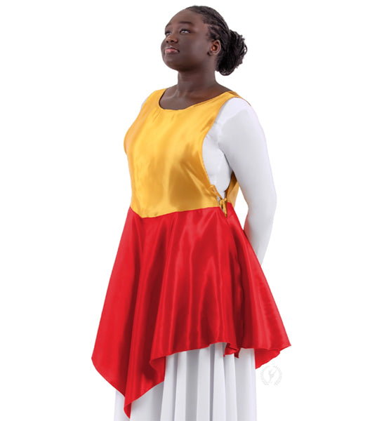 Eurotard B1104C - Girls Rose of Sharon Satin Peplum Ephod