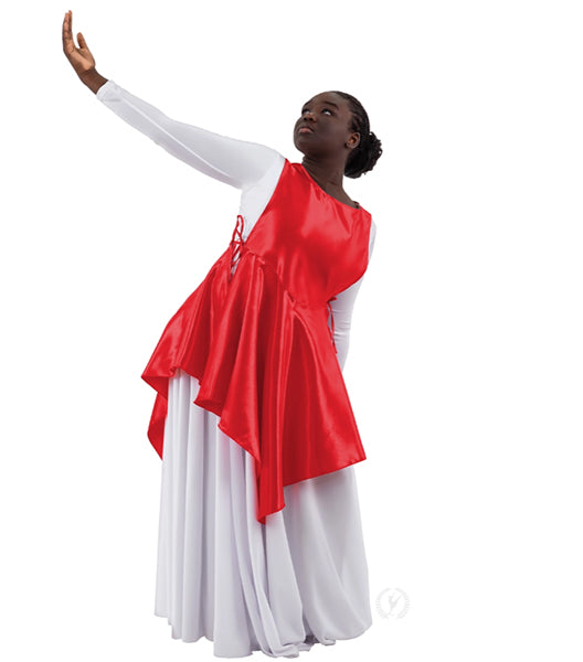 Eurotard B1104C - Girls Rose of Sharon Satin Peplum Ephod