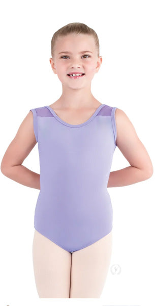 Eurotard 44586C Girls Mesh Back Tank Leotard