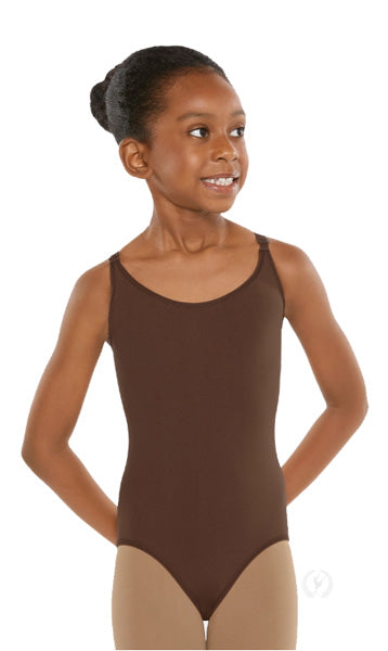 Eurotard 95707C Girls Euroskins Classic Body Liner with Clear and Matching Straps