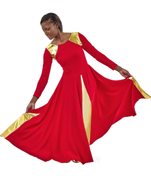Eurotard 19146 Women's High Favor Warrior Dress Red