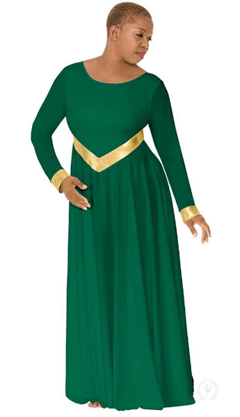 Eurotard 19143 High Favor Dress Green Color