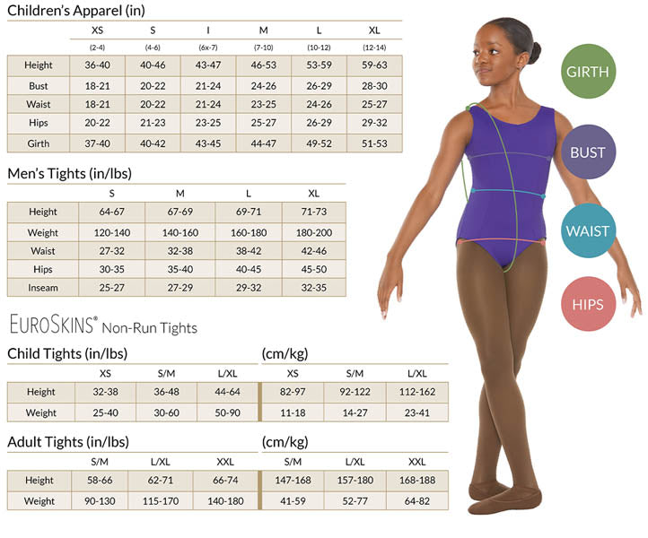 Eurotard 14820 Womens High Favor Panel Dress