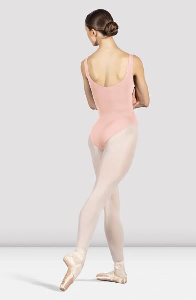 Bloch Ladies Ava Tank Leotard Light Pink Back
