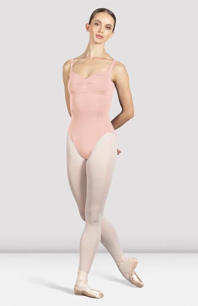 Bloch Ladies Ava Tank Leotard Light Pink Front