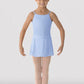 Mirella MS12CH Girls Georgette Mock Wrap Skirt Light Blue