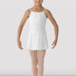 Mirella MS12CH Girls Georgette Mock Wrap Skirt White