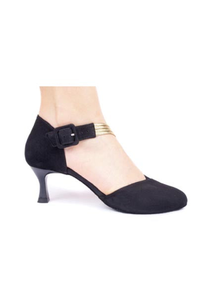 Port Dance PD126 Black Nubuck Dance Shoes