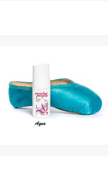 Fabric Pointe Painte color aqua