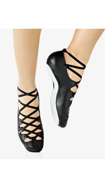So Danca MD11 Glenda Ghillie Irish Dance Shoe Black