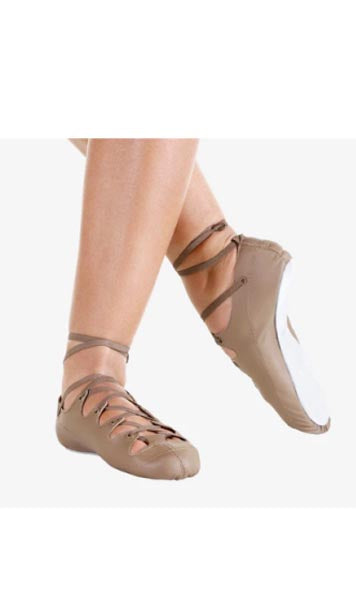 So Danca MD11 Glenda Ghillie Irish Dance Shoe Tan