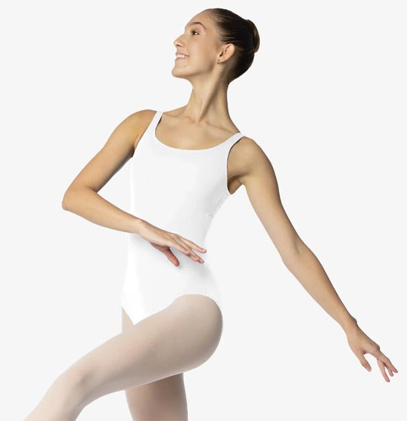 So Danca SL124 Marlena Adult Tank Leotard White