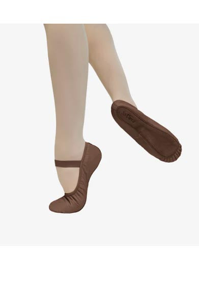 So Danca SD69L Brittany Adult Premium Leather Full Sole Ballet Slipper MOCHA