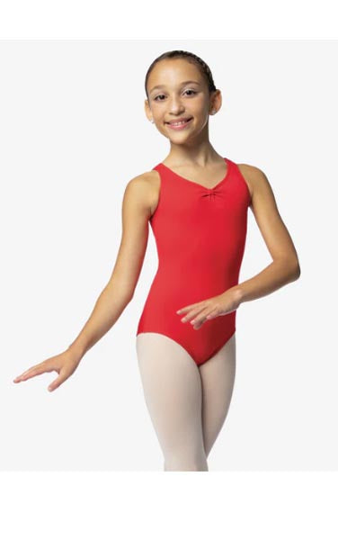 So Danca SL07 Jenny Child Tank Basic Leotard Red 