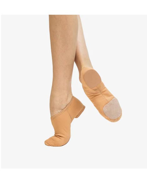 So Danca JZ75L Jada Adult Stretch Canvas Split Sole Jazz Shoe Caramel