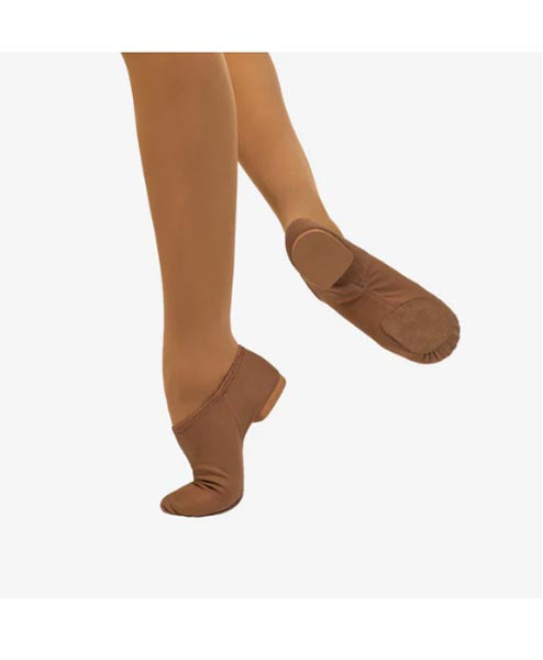 So Danca JZ75L Jada Adult Stretch Canvas Split Sole Jazz Shoe Mocha