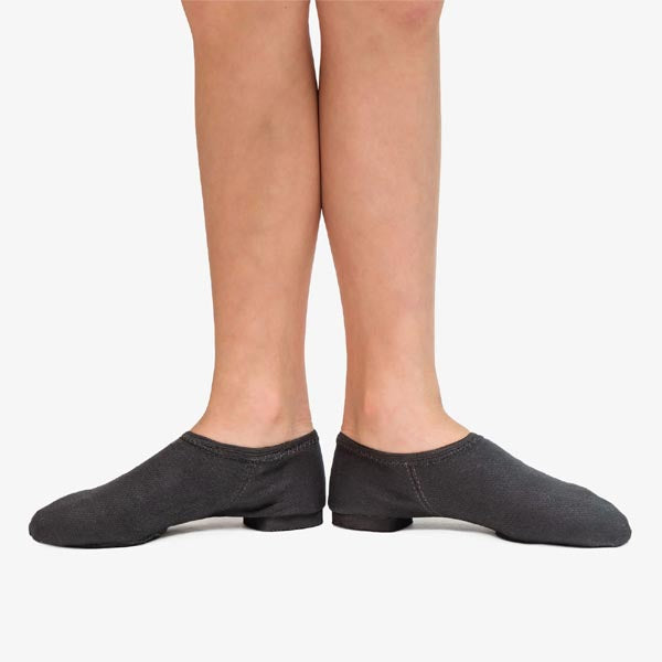 So Danca JZ75S Jill Child Stretch Canvas Split Sole Jazz Shoe Black