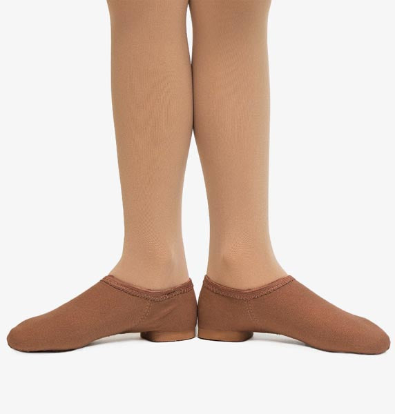 So Danca JZ75S Jill Child Stretch Canvas Split Sole Jazz Shoe Mocha