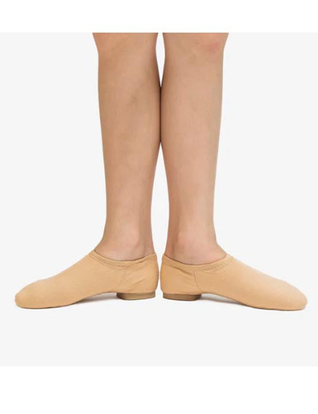 So Danca JZ75S Jill Child Stretch Canvas Split Sole Jazz ShoeTan