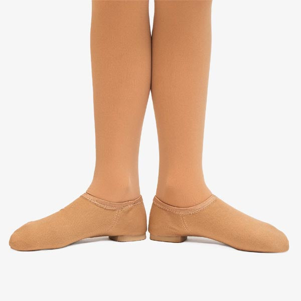 So Danca JZ75S Jill Child Stretch Canvas Split Sole Jazz Shoe Suntan