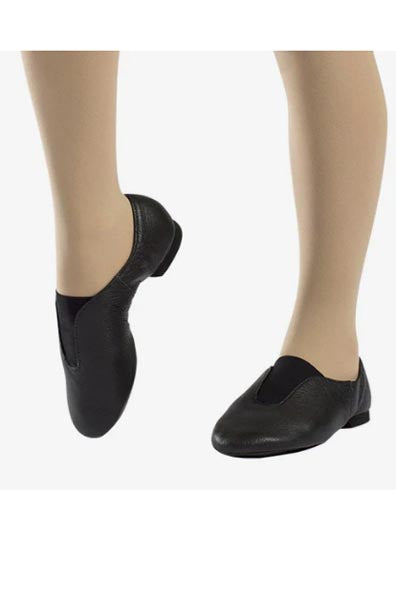 So Danca JZ77L Jin Adult Rubber Sole Jazz Shoe Black