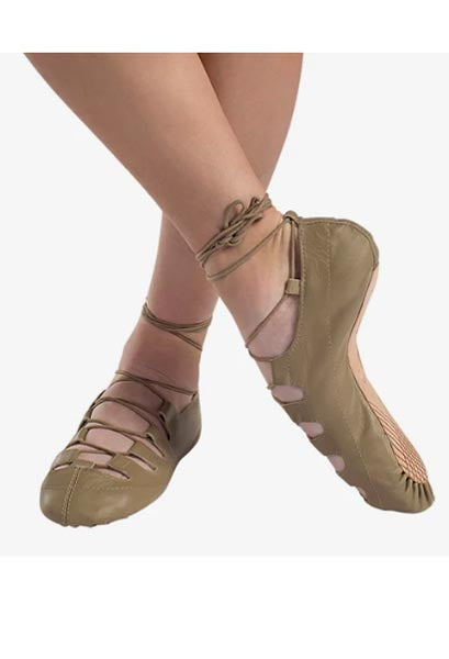 So Danca MD10 Genevieve Leather Irish Ghillie Tan