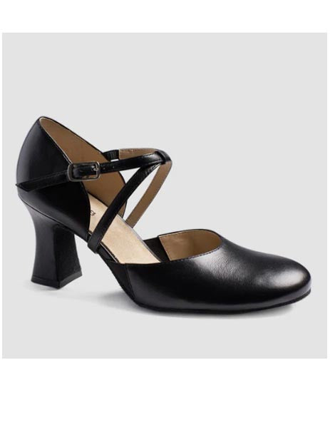 So Danca SD142 Charity 2.5" Heel Broadway Cabaret Shoe Black