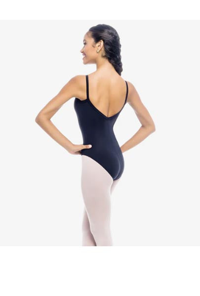 So Danca SL02 Patricia Adult Camisole Leotard With Princess Seams Black
