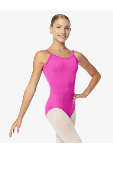So Danca SL02 Patricia Adult Camisole Leotard With Princess Seams Dark Pink