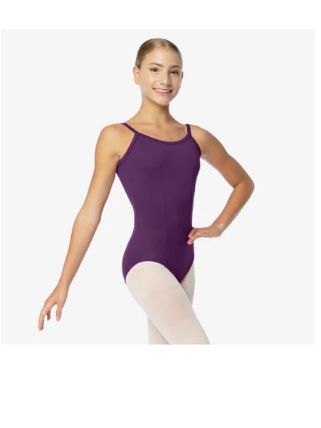 So Danca SL02 Patricia Adult Camisole Leotard With Princess Seams Dark Purple