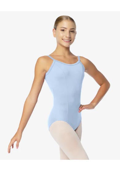 So Danca SL02 Patricia Adult Camisole Leotard With Princess Seams Light Blue