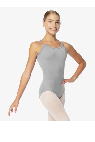 So Danca SL02 Patricia Adult Camisole Leotard With Princess Seams Light Grey