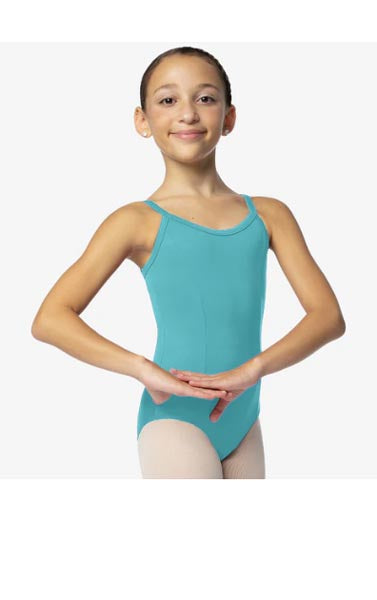 So Danca SL03 Pratish Child Camisole Leotard With Princess Seams Emerald Green