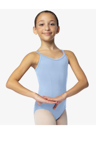 So Danca SL03 Pratish Child Camisole Leotard With Princess Seams Light Blue