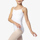 So Danca SL05 Steffi Child Camisole Leotard With Pinch Front White