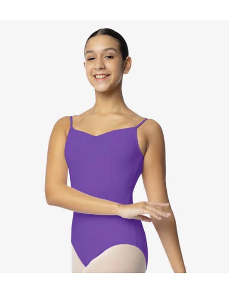 So Danca SL04 Stephanie Adult Camisole Leotard With Pinch Front Purple