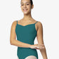 So Danca SL04 Stephanie Adult Camisole Leotard With Pinch Front Tropic Green