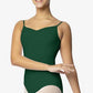 So Danca SL04 Stephanie Adult Camisole Leotard With Pinch Front Hunter Green