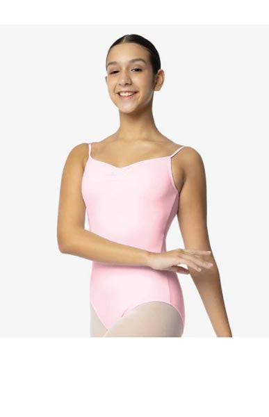So Danca SL04 Stephanie Adult Camisole Leotard With Pinch Front Light Pink