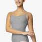 So Danca SL04 Stephanie Adult Camisole Leotard With Pinch Front Light Grey