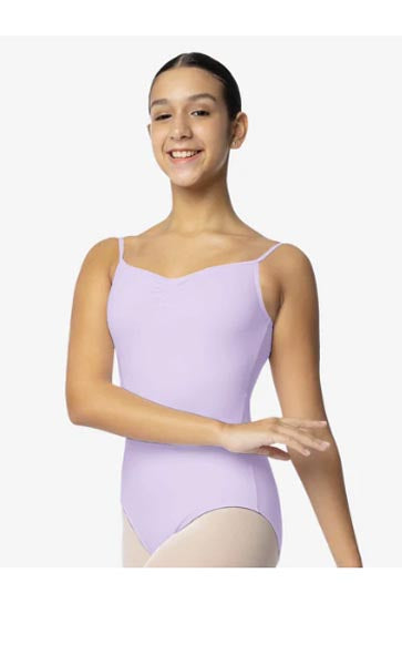 So Danca SL04 Stephanie Adult Camisole Leotard With Pinch Front Light Lilac