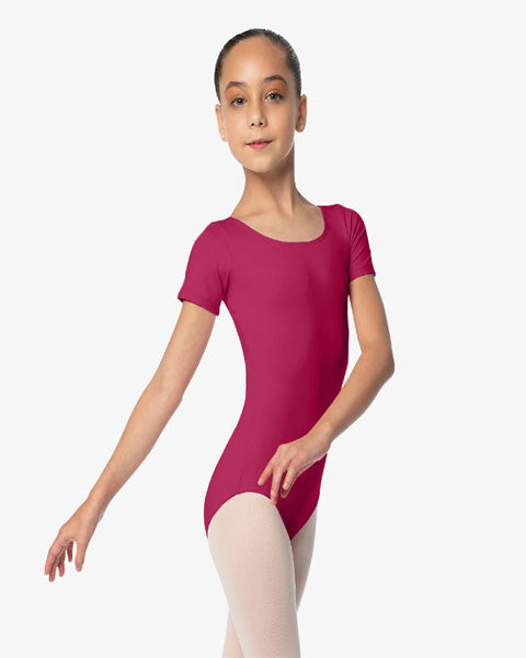 So Danca SL26 Child Maggie Short Sleeve Basic Leotard