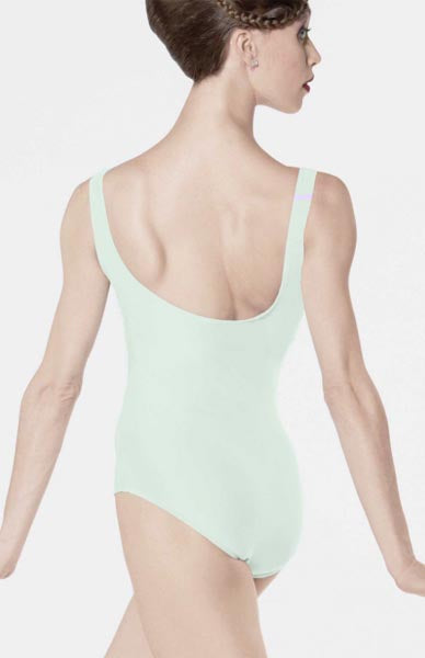 Wear Moi Fasutine Pinch Front Adult Leotard Mint Back