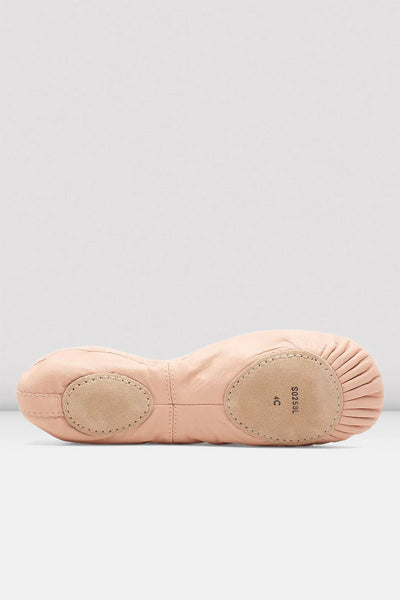 bloch s0258 ladies dansoft ll split sole ballet shoes-buttom