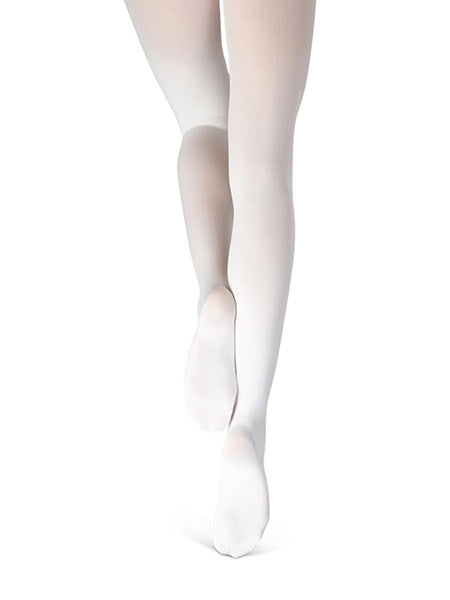 Capezio N1862 Adult PLUS Size Hold & Stretch Footed Tights (3 Pack) White