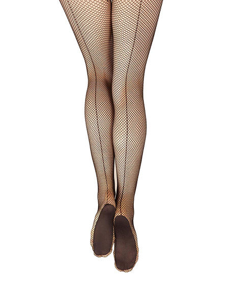 Capezio 3400 Adult Professional Fishnet Tights with Seams