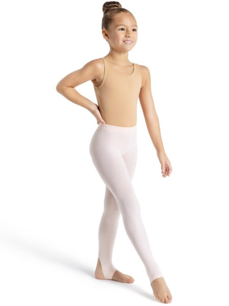 Capezio 1961x - toddler Ultra Soft Stirrup Tights-ballet pink
