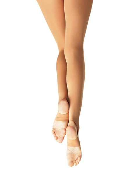 Capezio 1961x - toddler Ultra Soft Stirrup Tights-caramel