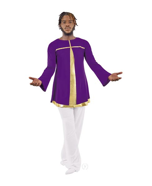Eurotard 13830 Unisex Devout Split Layer Loose Fit Praise Tunic