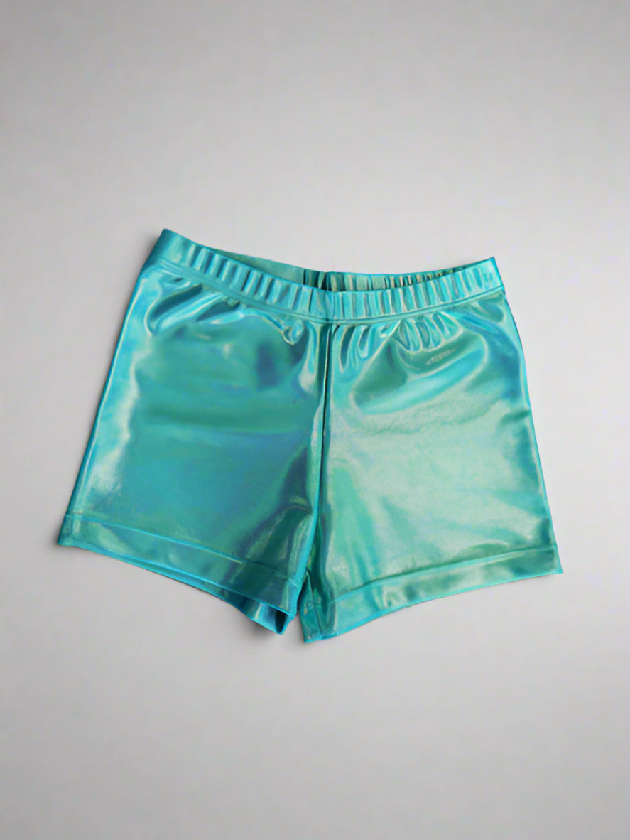 Eurotard 29535C Girls Stardust Metallic Booty Shorts